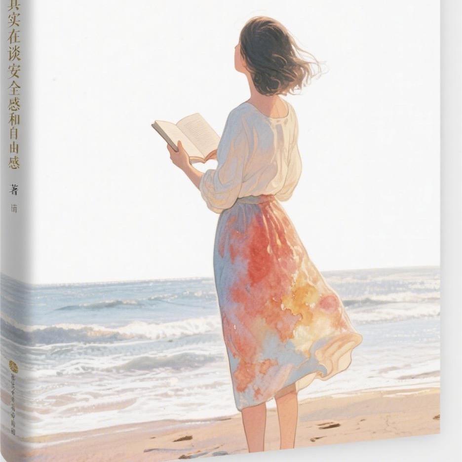 刷地图的海滩人