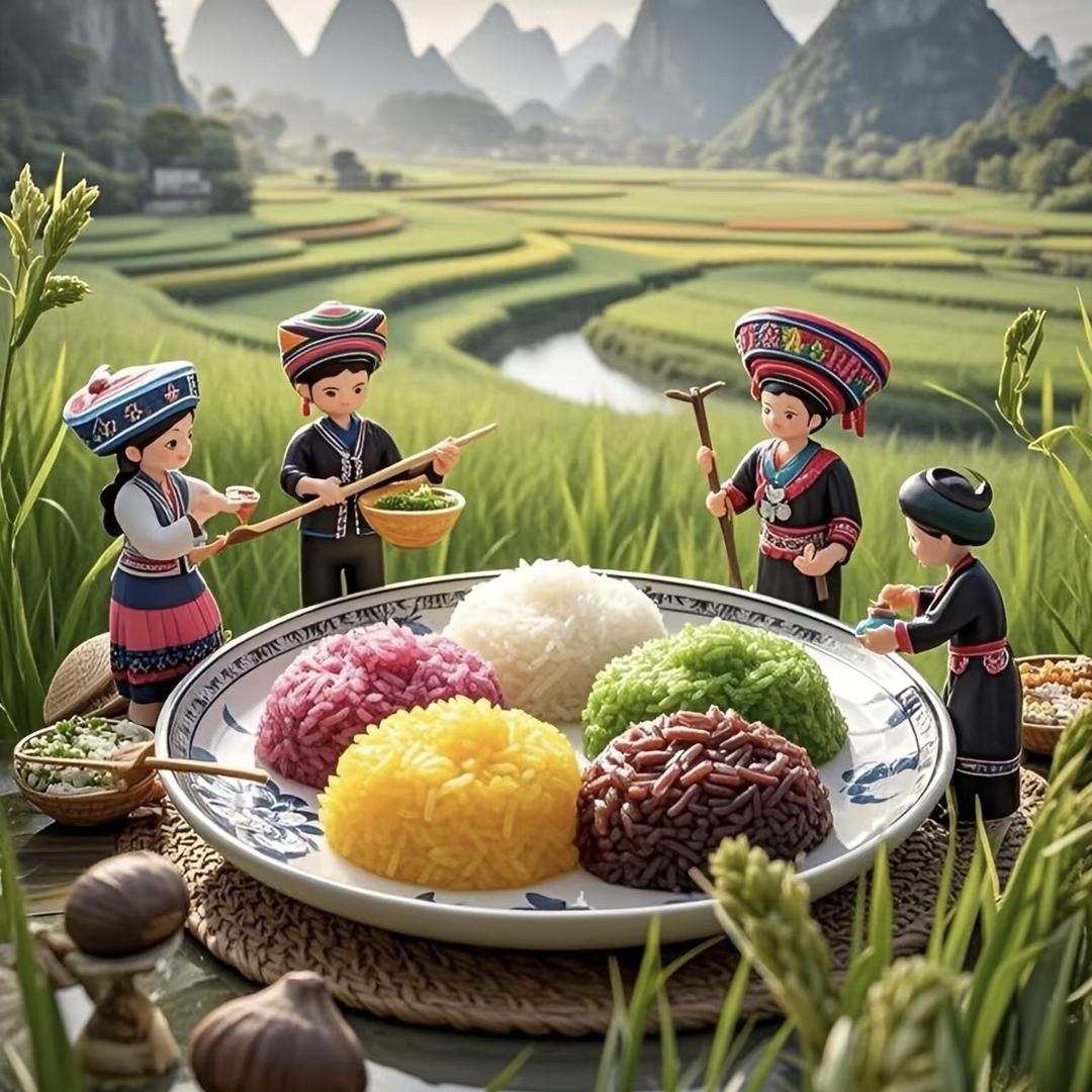 那礼壮乡非遗米食