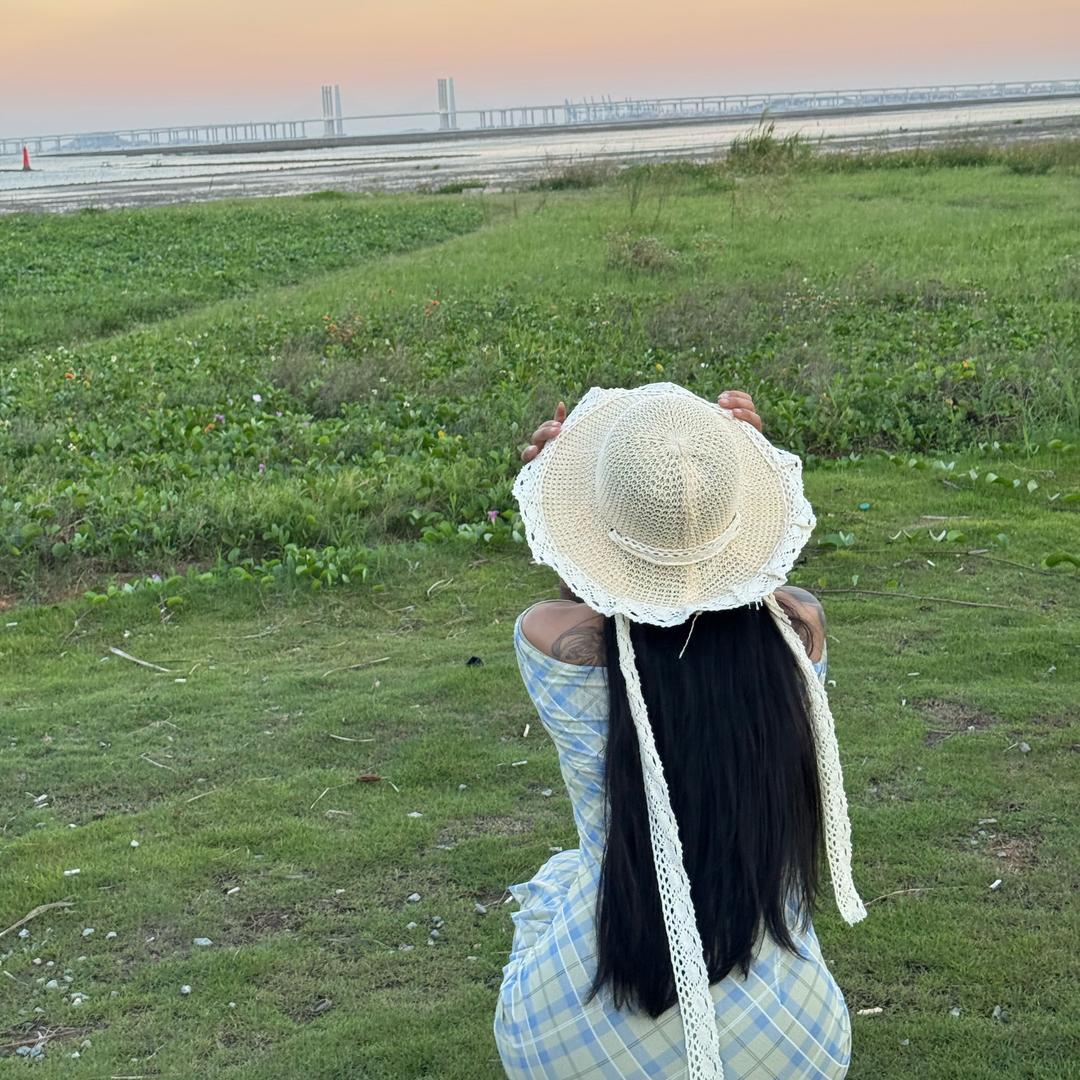 捧一束野菊.