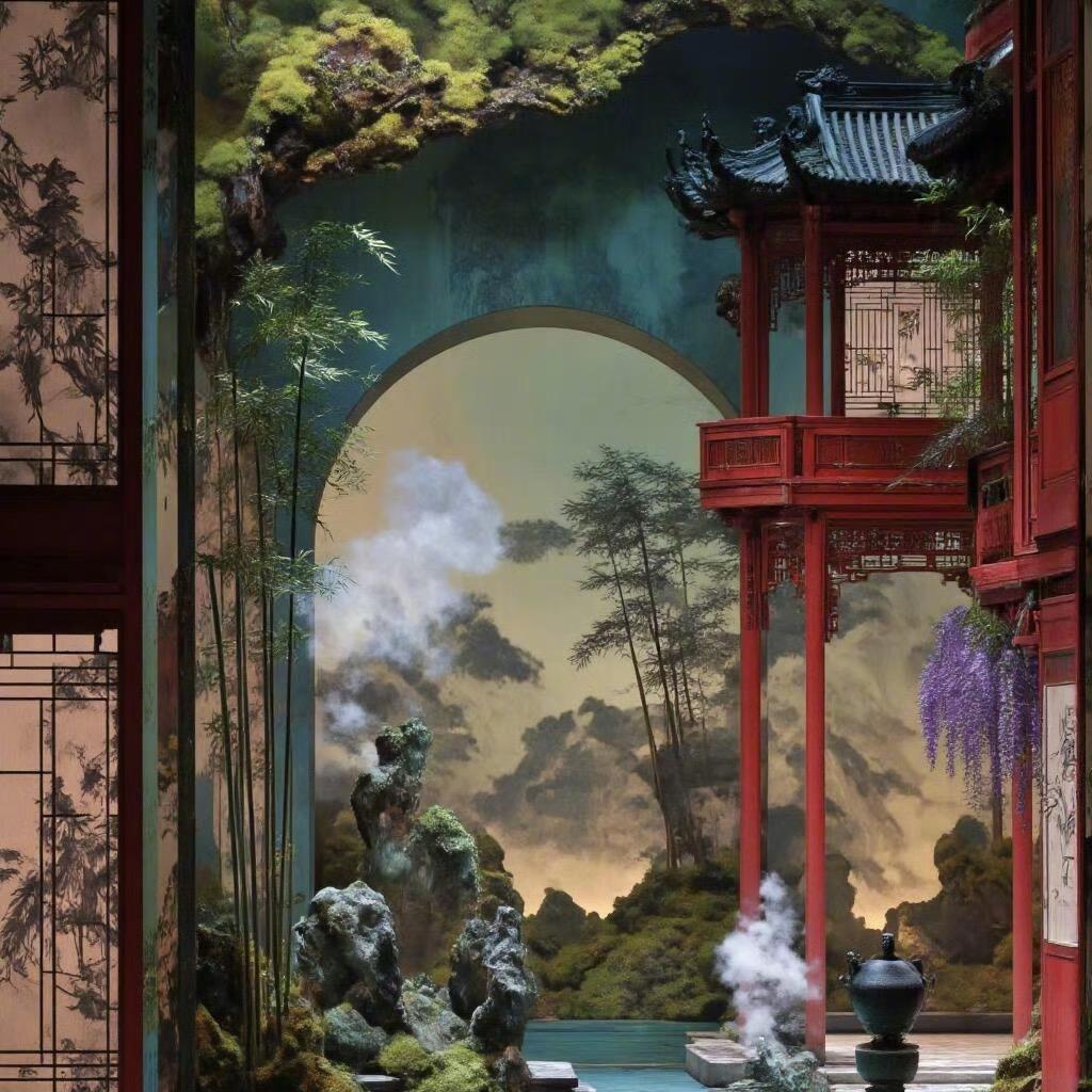 水墨荷花🪷