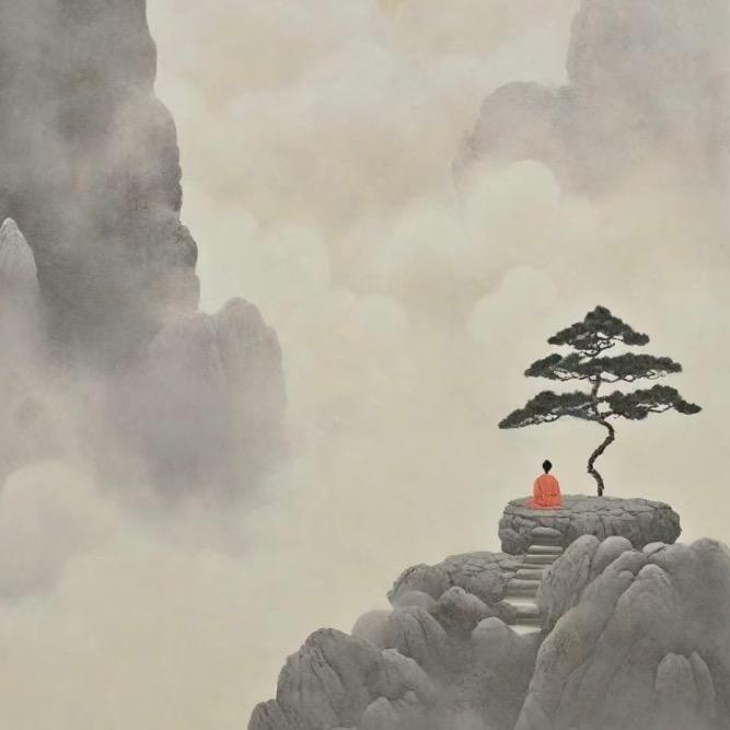 踩着蘑菇采蘑菇