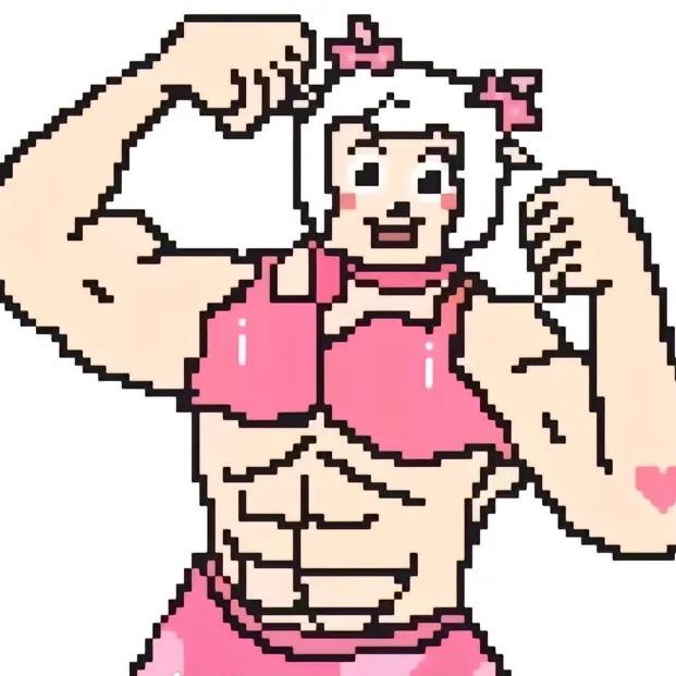 卡粉美女