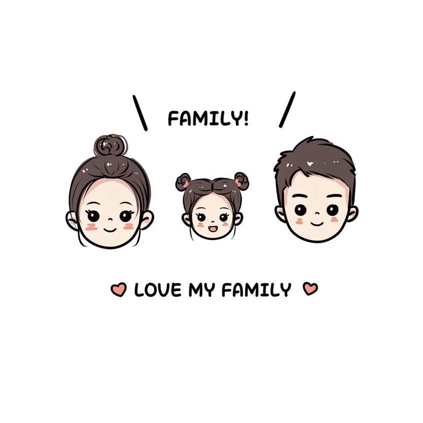相亲相碍一家人👨‍👩‍👧