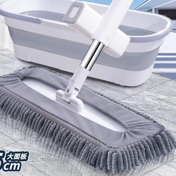 雪尼尔免手洗拖把