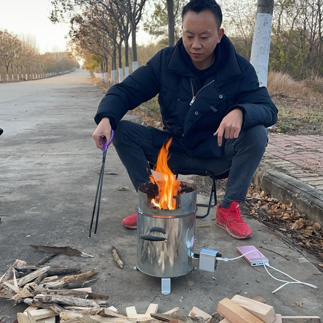 无烟气化柴火炉源头工厂