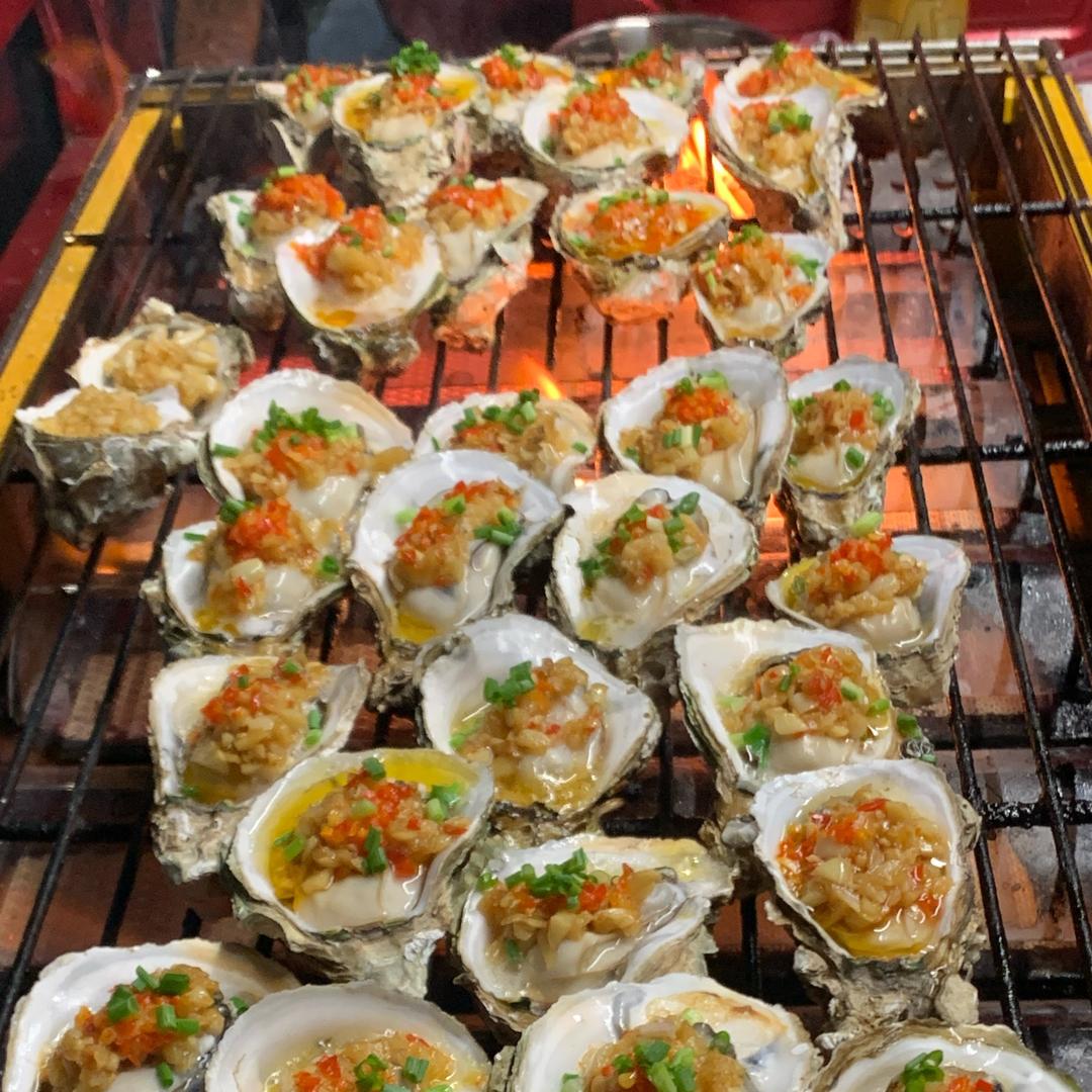 河西电视台烤生蚝