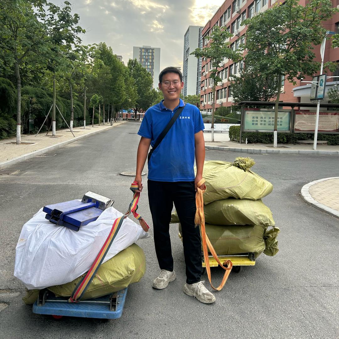 在郑州收废品的小孔