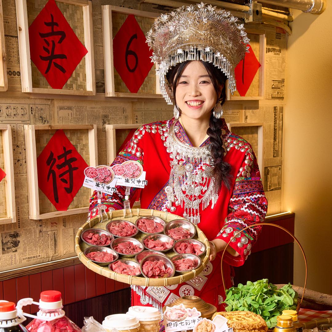 大鼓生烫牛肉米线