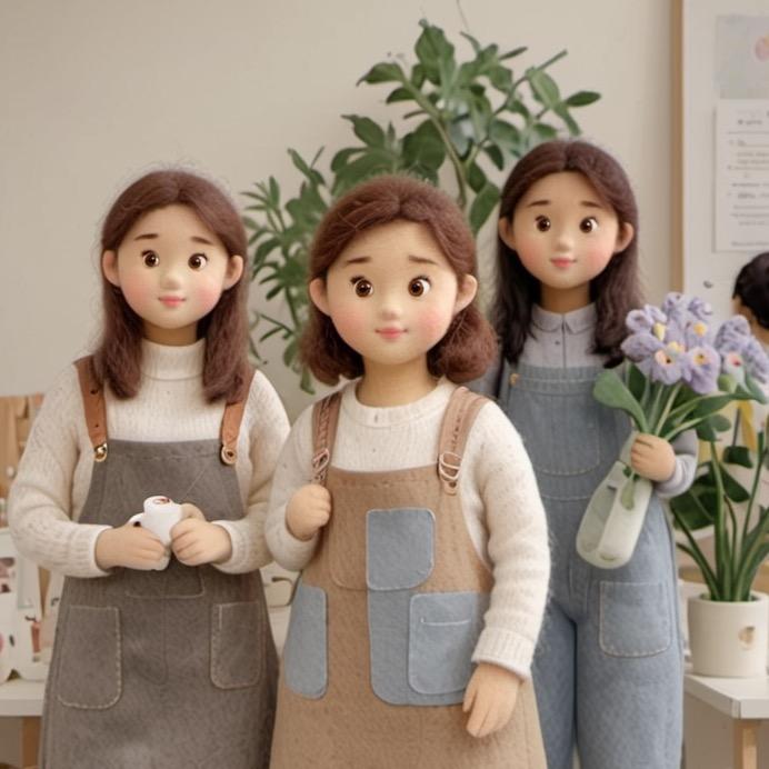 三朵小花讲养花