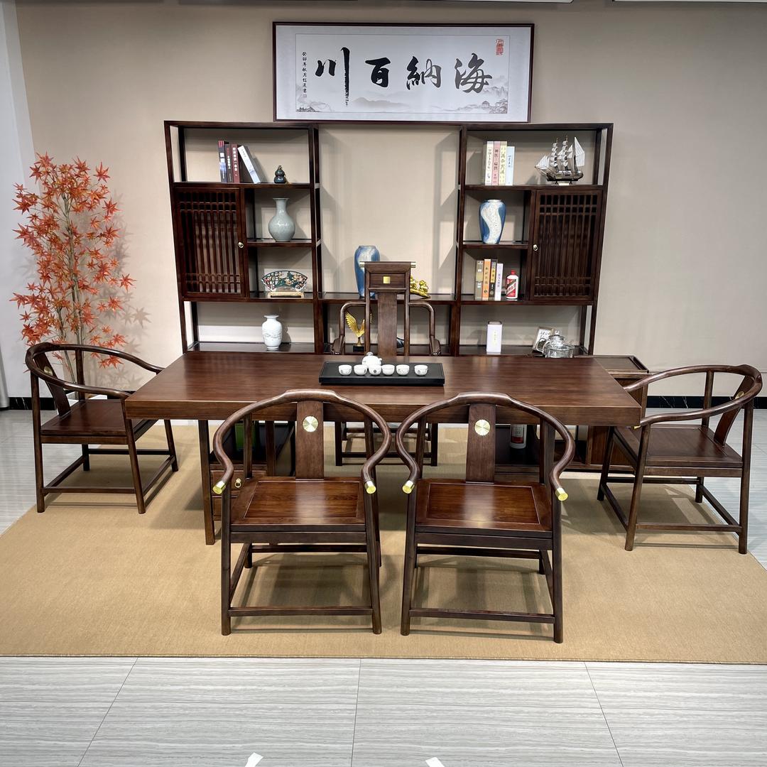 鑫盛实木大板茶桌