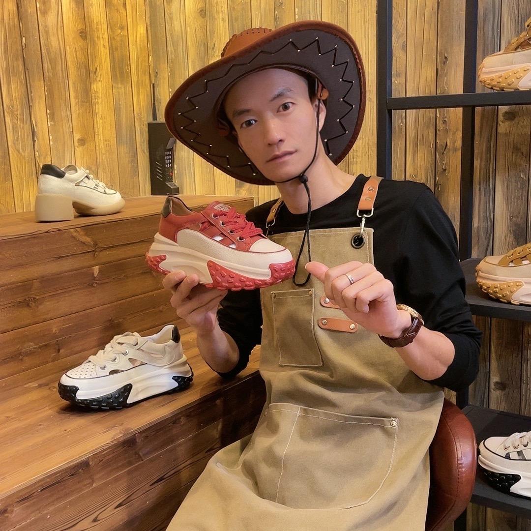 老谭手工女鞋