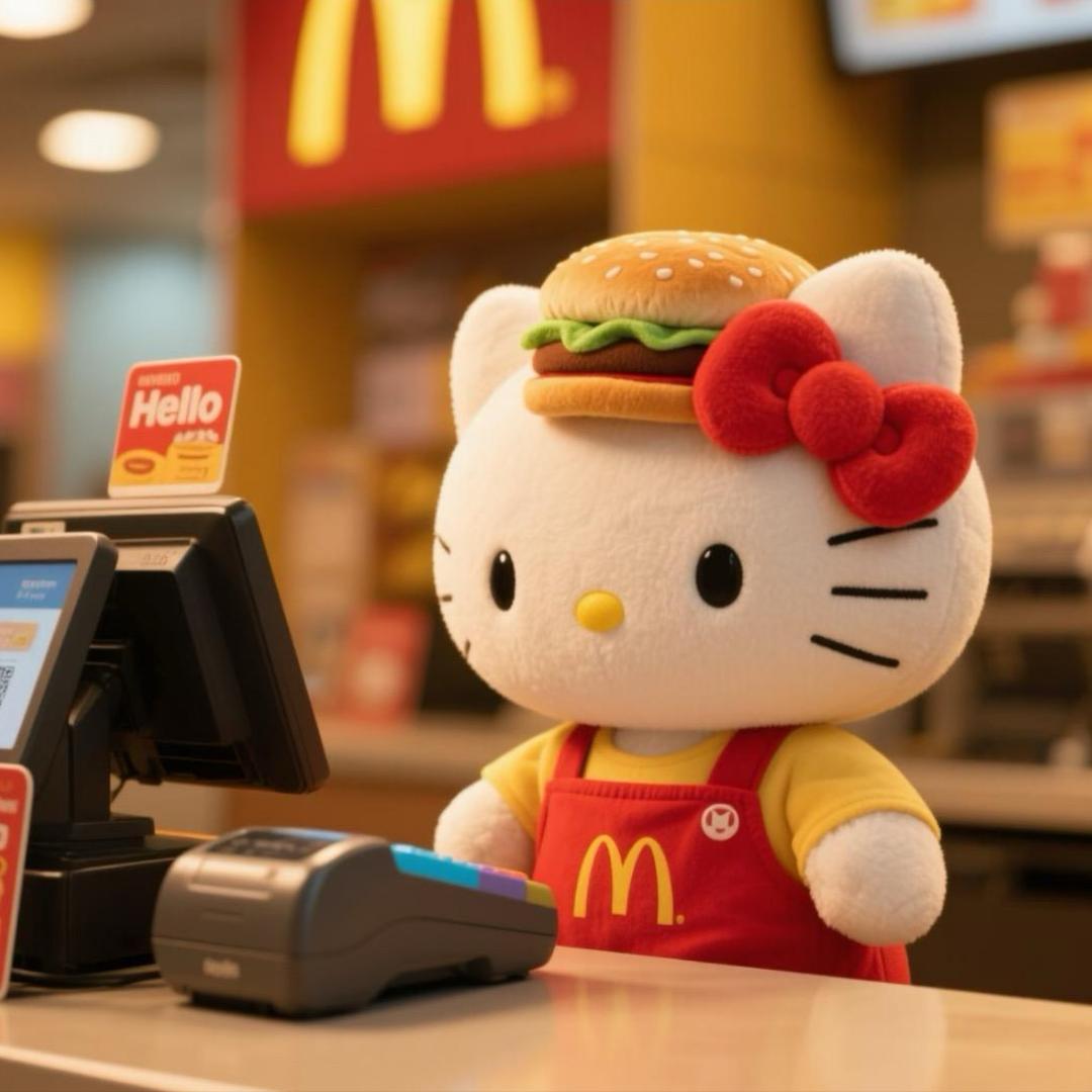 爱吃薯条和汉堡