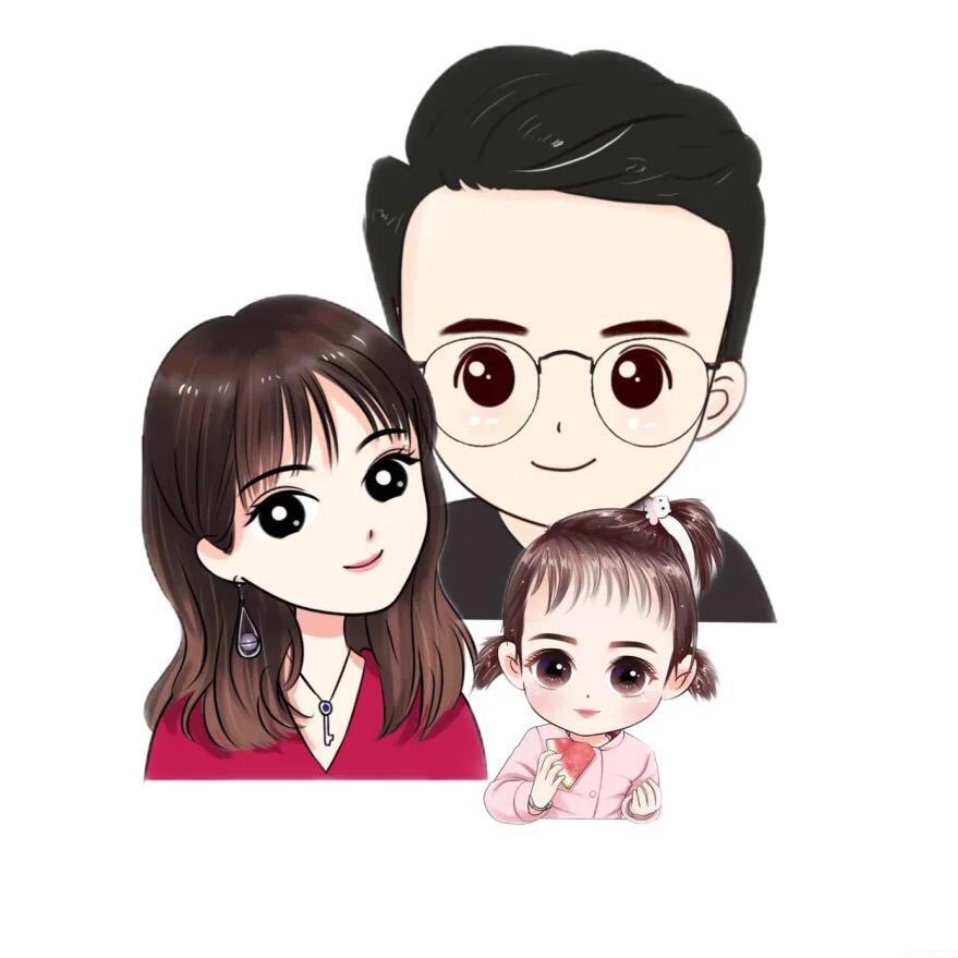 给女儿的字画