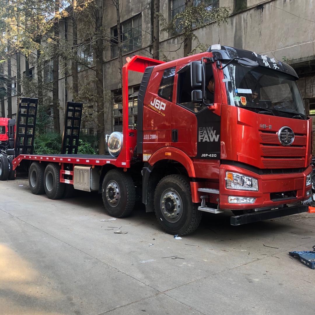 湖北神百阿张挖机拖车