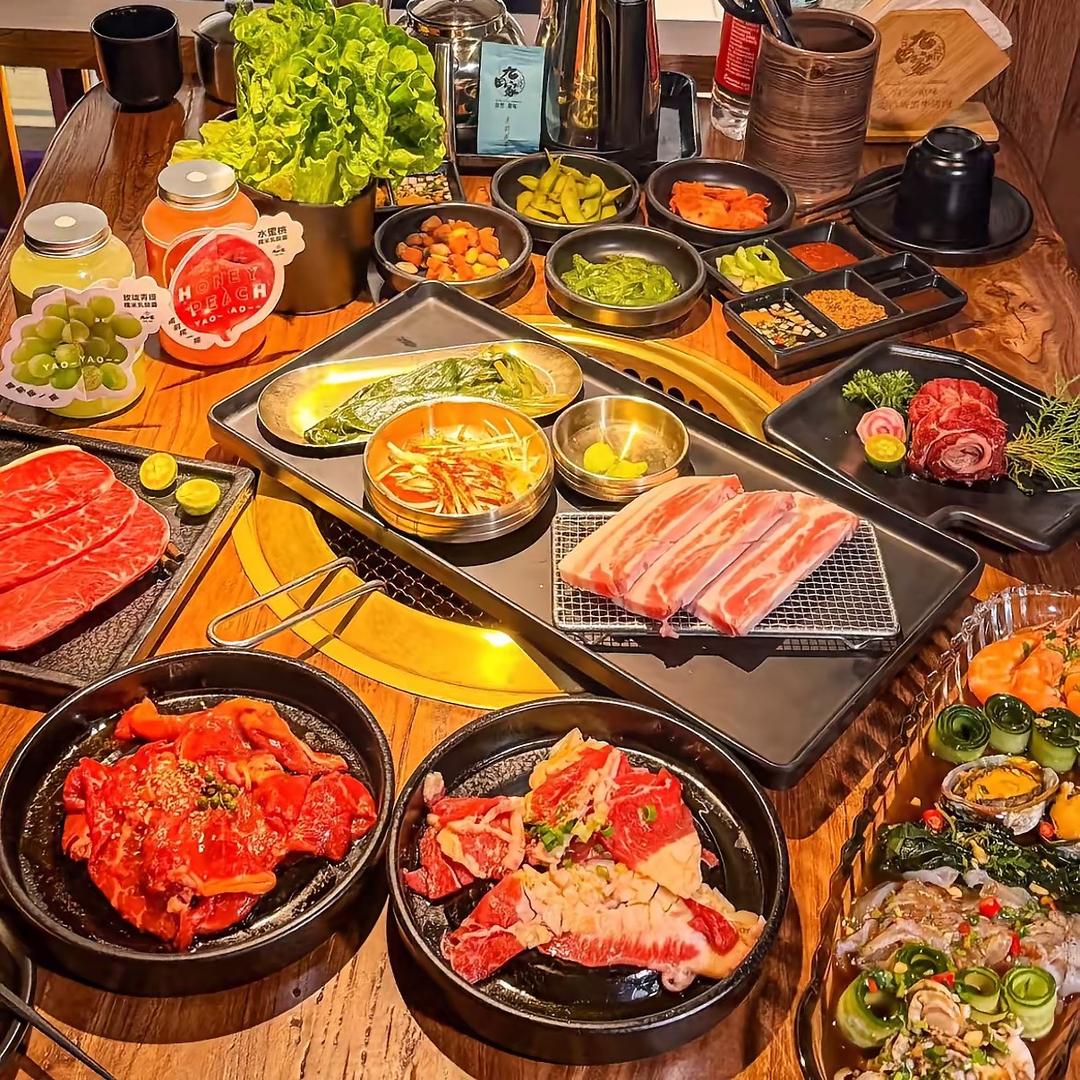 地摊自助烤肉