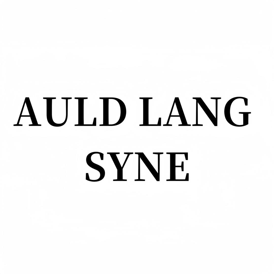 AULD LANG SYNE小众设计