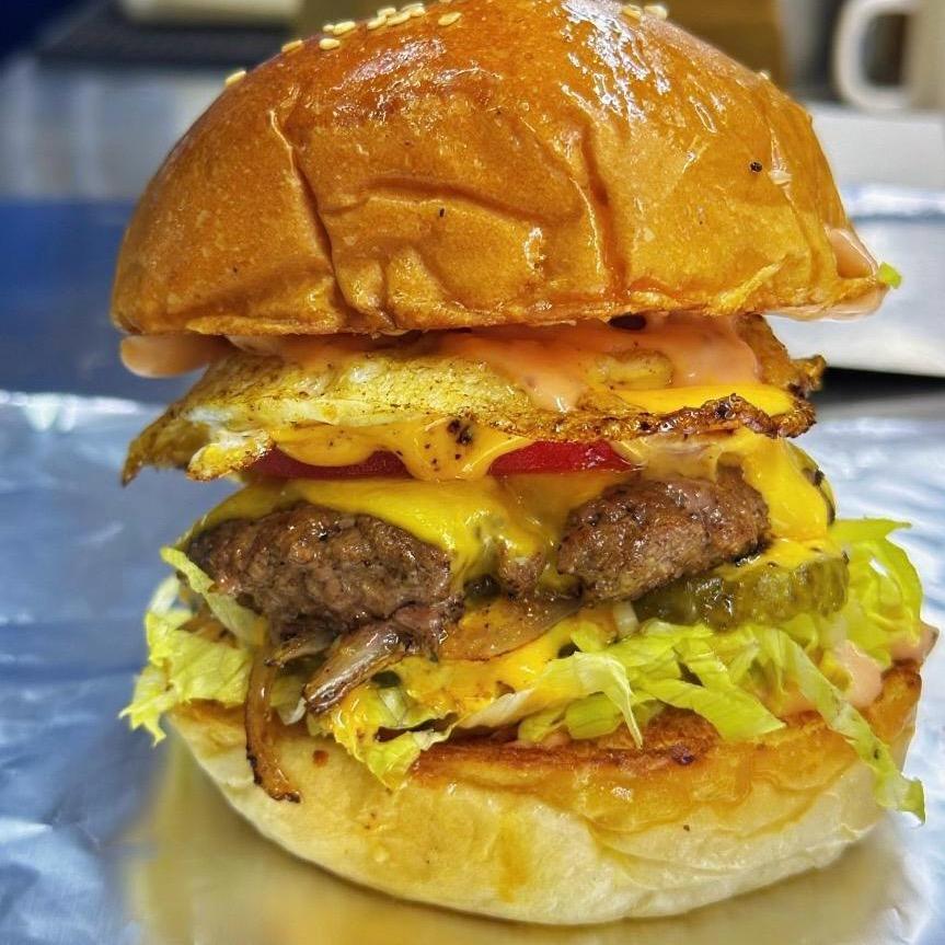 乐爸手作汉堡-银桥湾夜市摆摊版