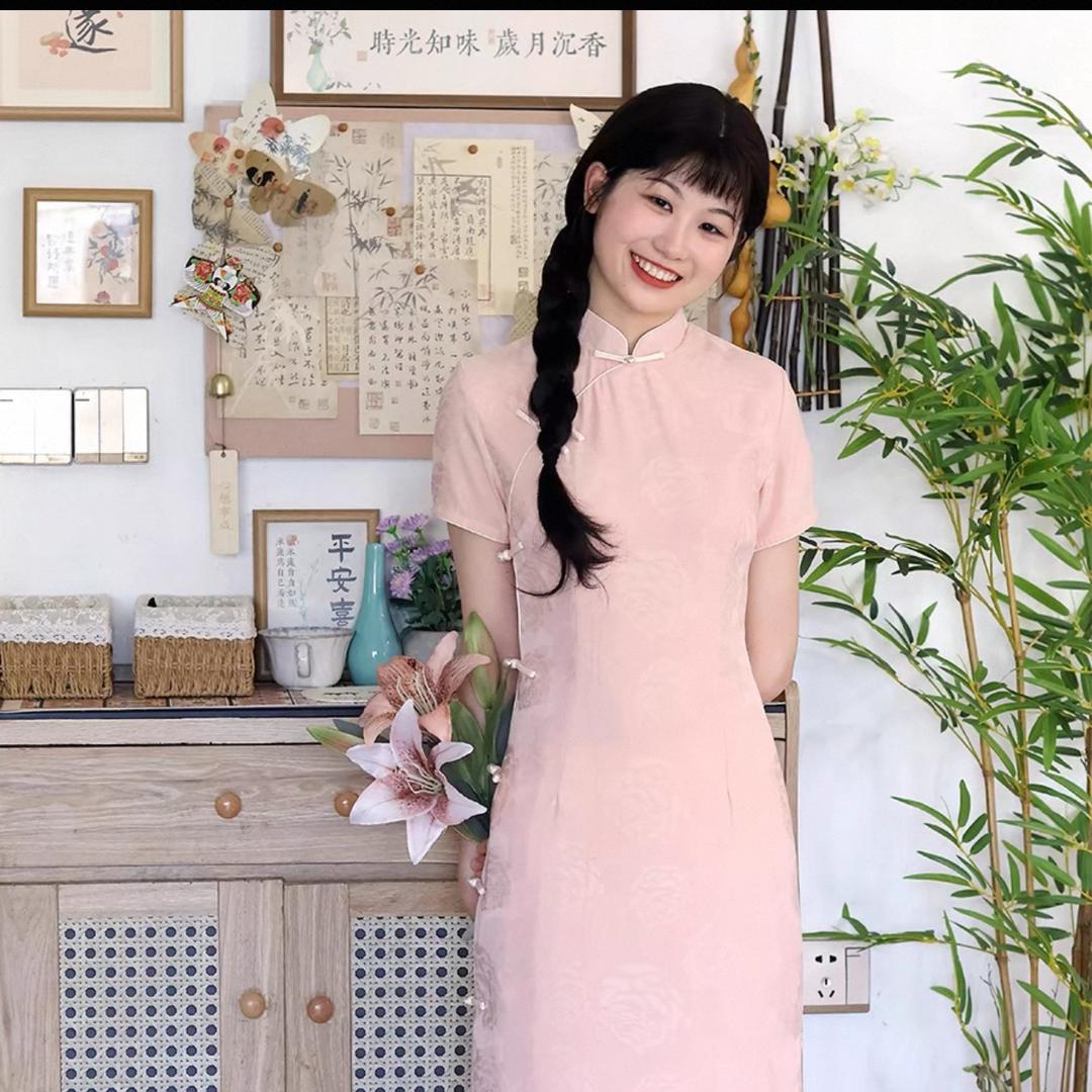 周周小个子旗袍