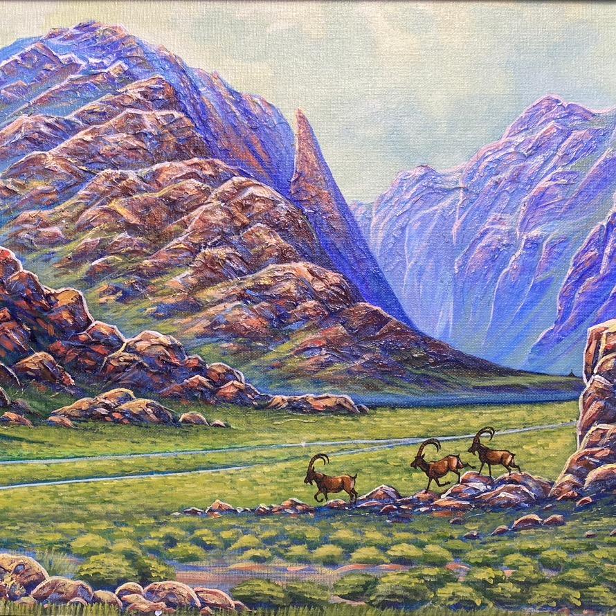 蒙古元素装饰画