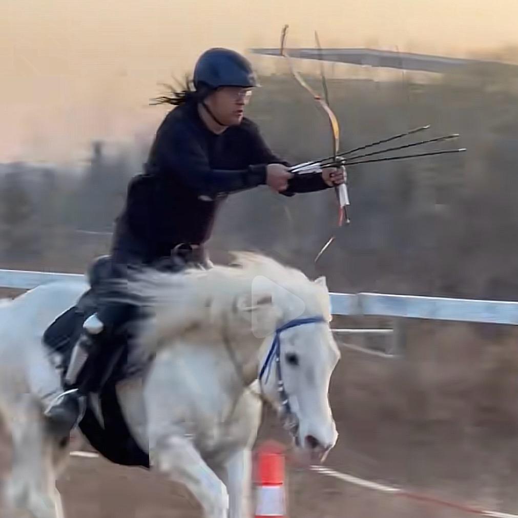 羽林卫骑射~绝尘一刀