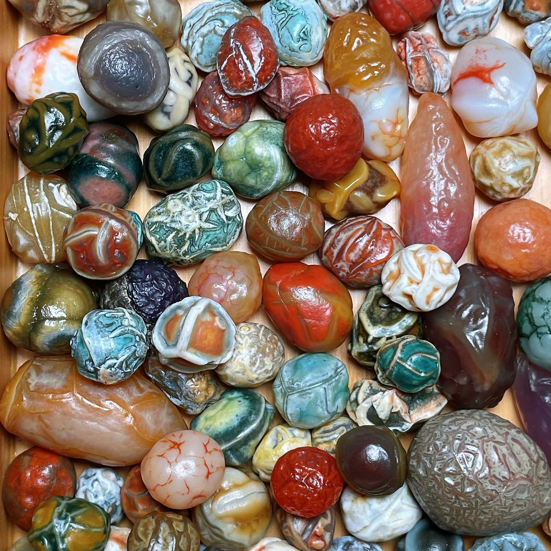 爱熊熊戈壁藏石