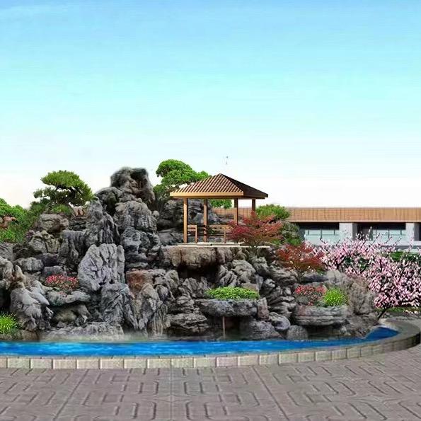 @灵壁景祥园林假山设计