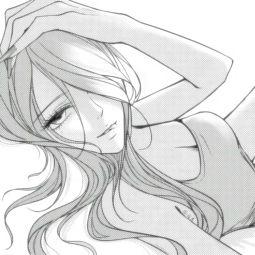 斜刘海打成直刘海.