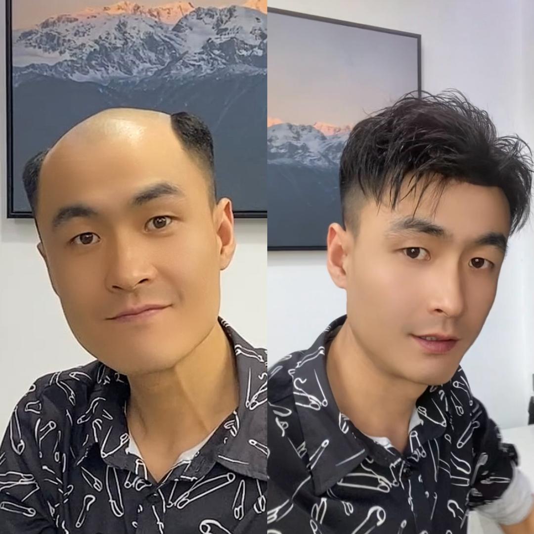 墨概念假发专用号