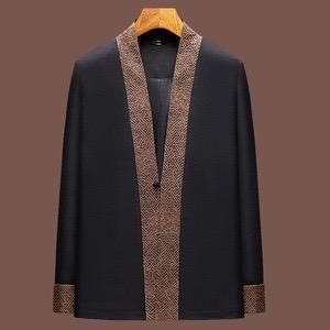 君子企鹅中式男装香云纱