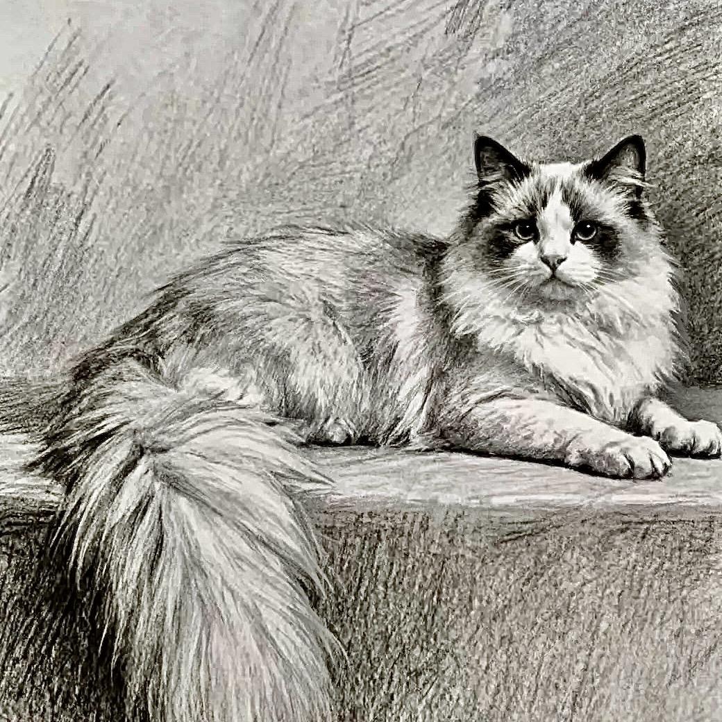 羽商黄色布偶猫