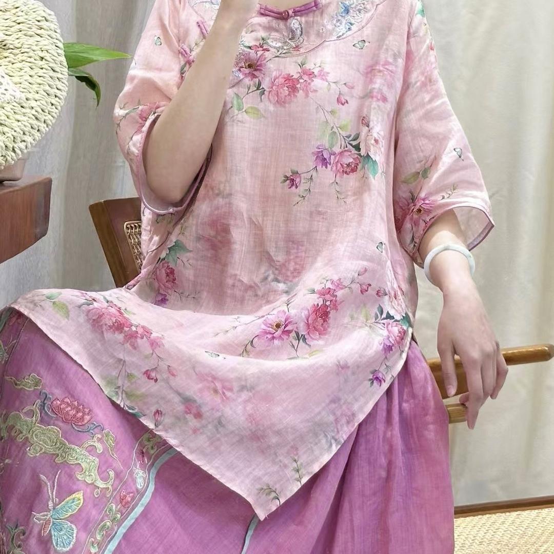 花想容棉麻女装