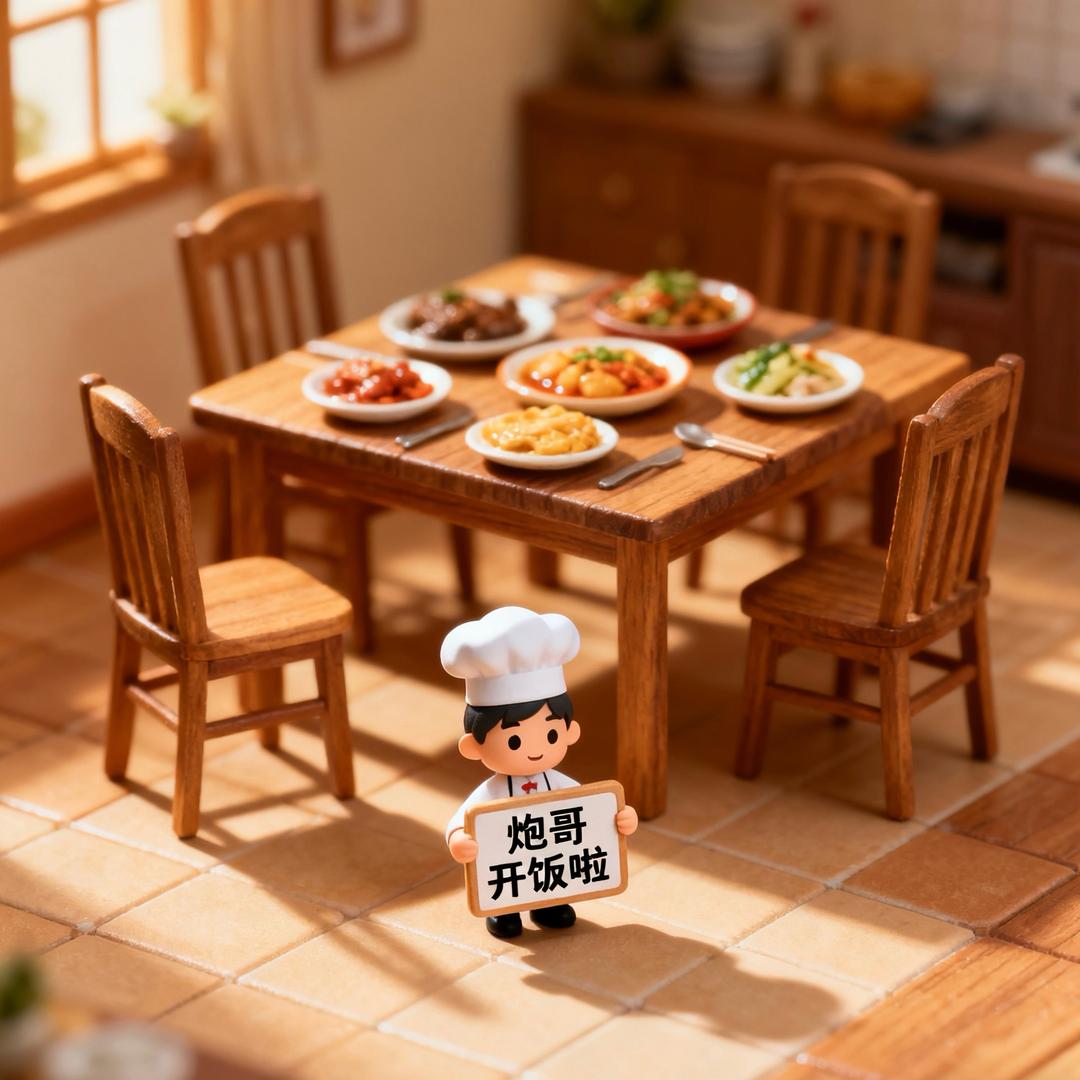 炮哥开饭啦！