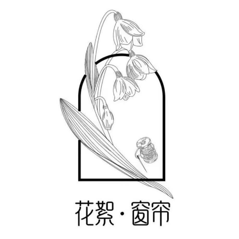 花絮窗帘