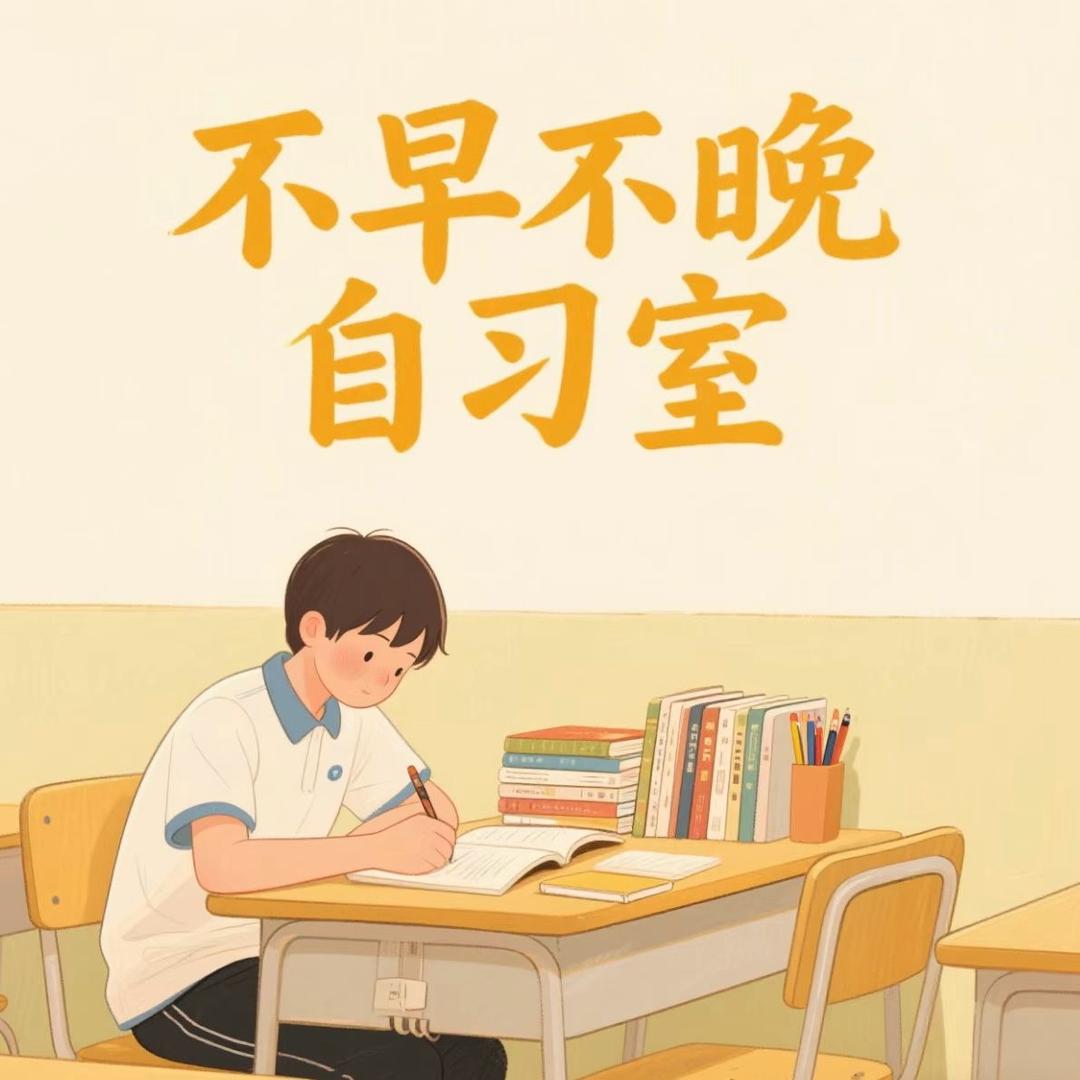 不早不晚自习室