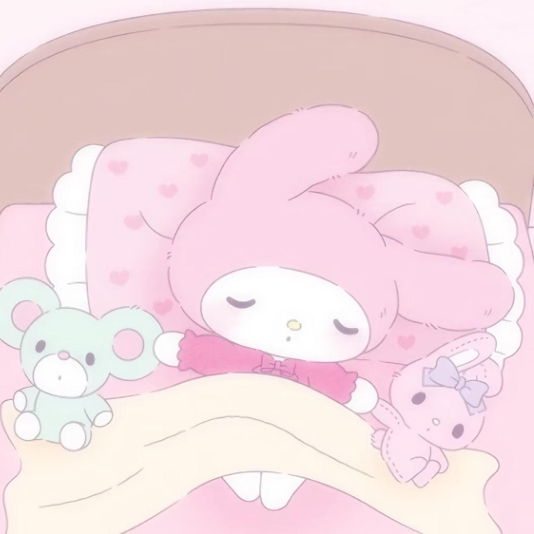 困倦的粉色被子680827