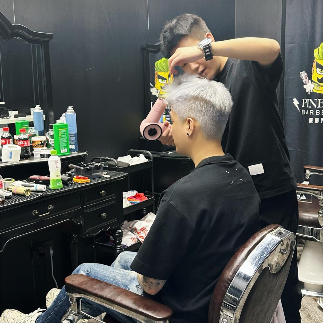 天津菠萝男士发型设计曹辉