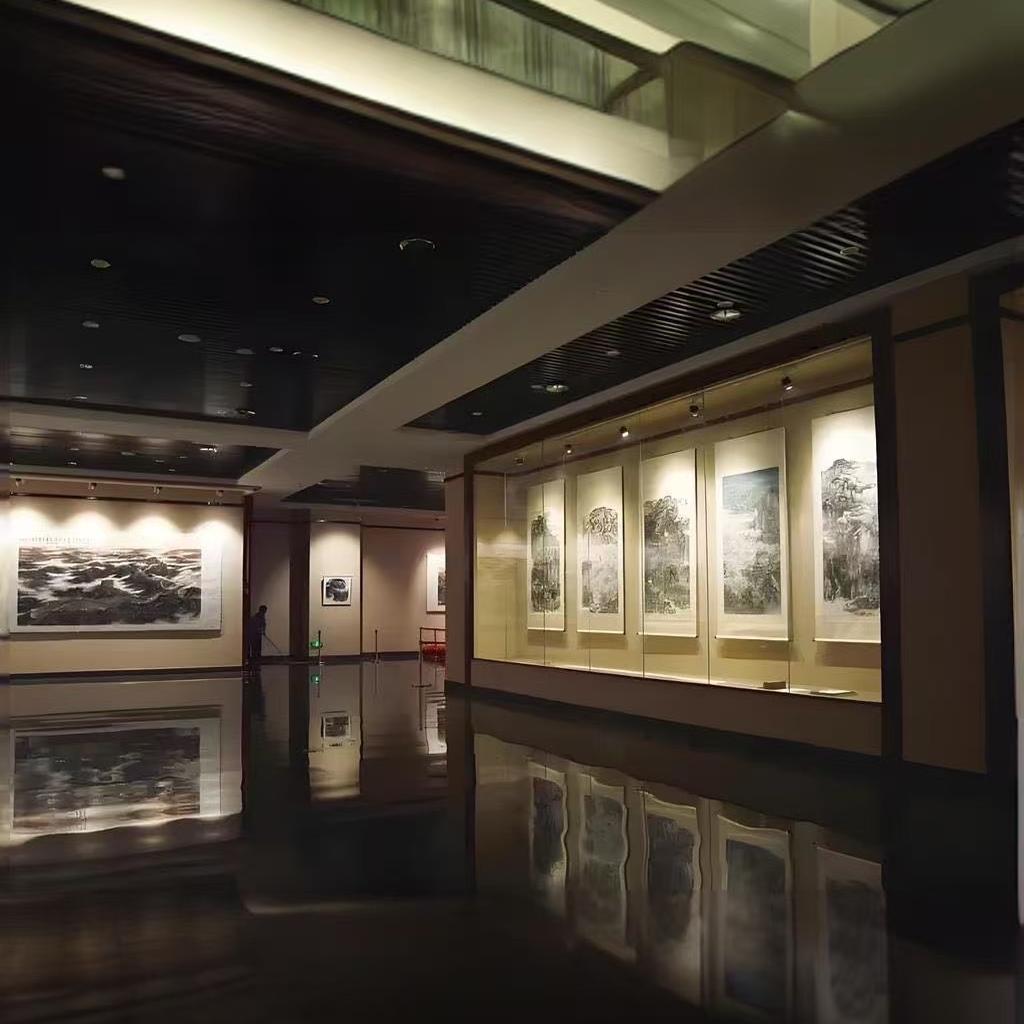 老海州美术馆国画厅