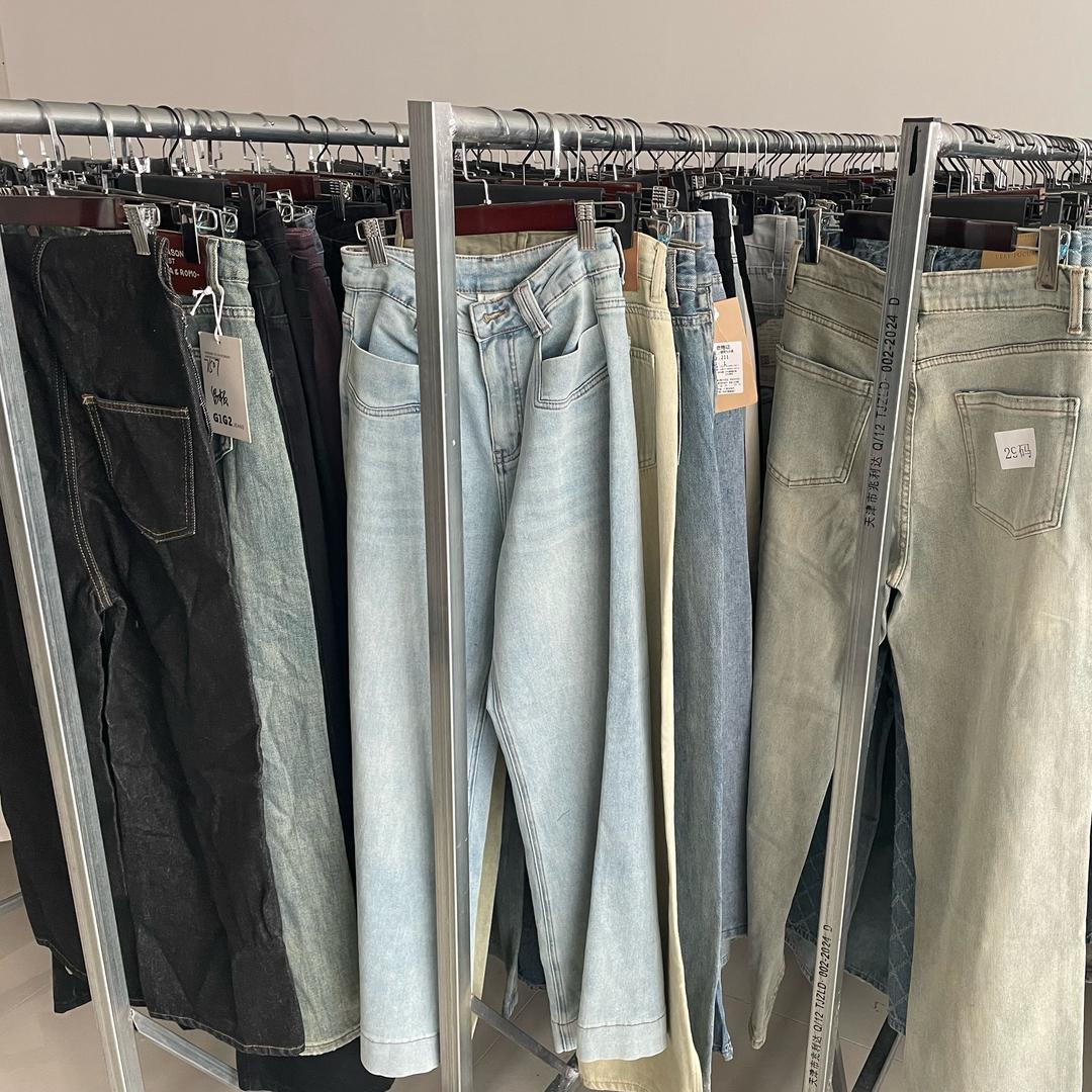 胖妞大码女牛仔裤