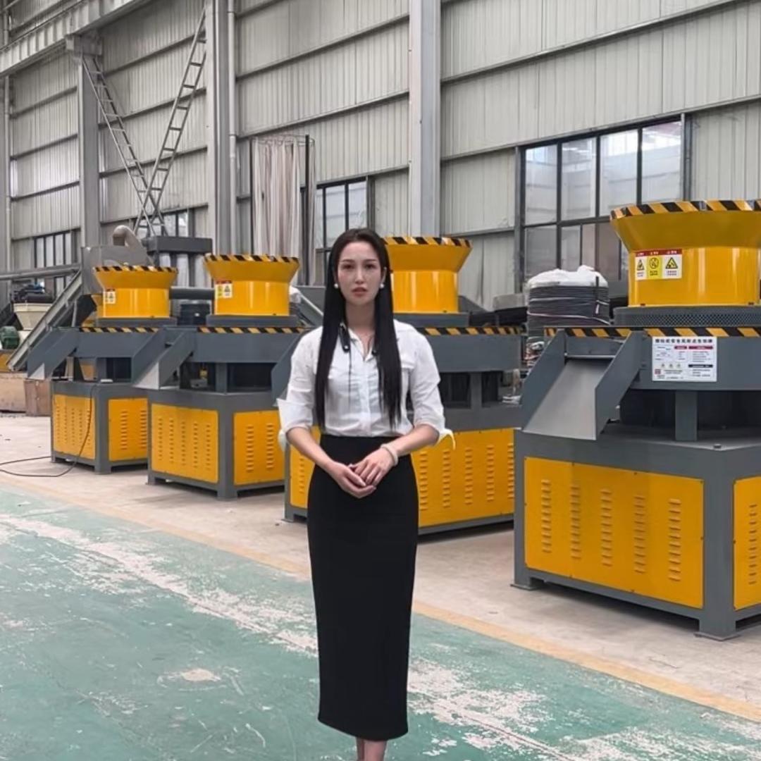 汇赢专业固废颗粒机.撕碎机全套生产线设备