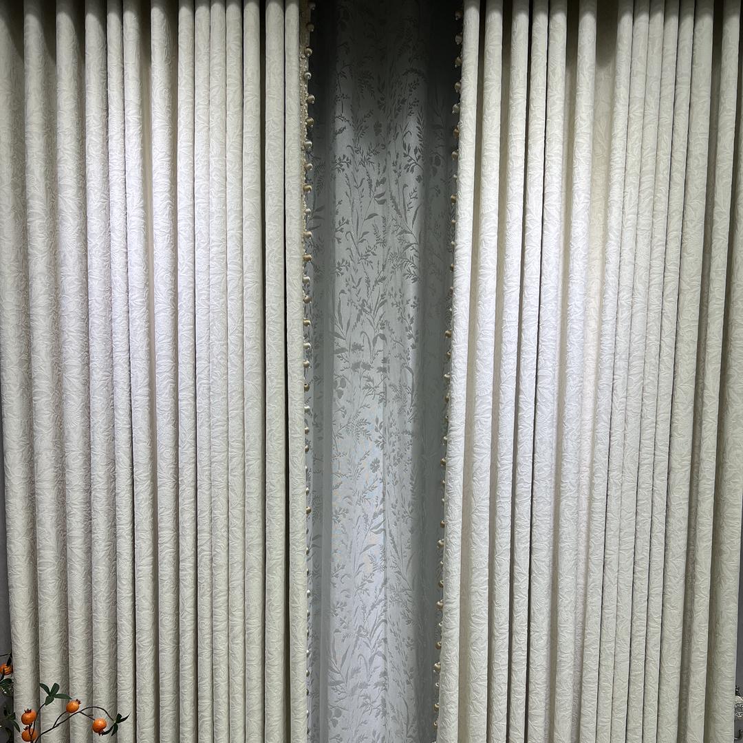 柯桥花花窗帘工厂店