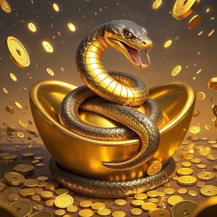 蛇盘富贵