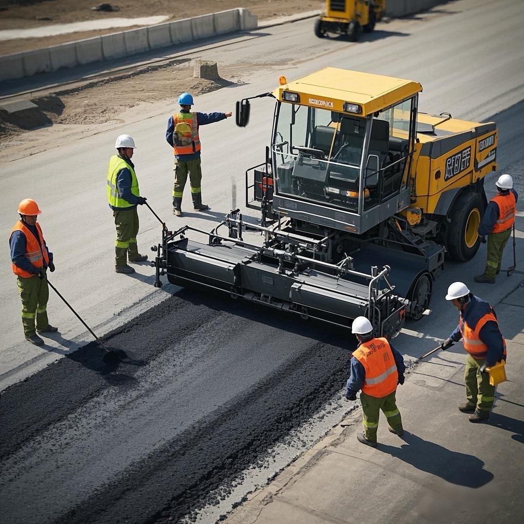 鸿阳沥青摊铺