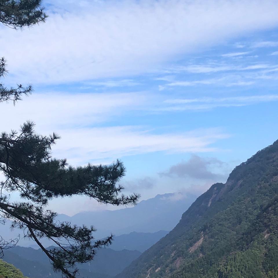 夕阳见彩虹
