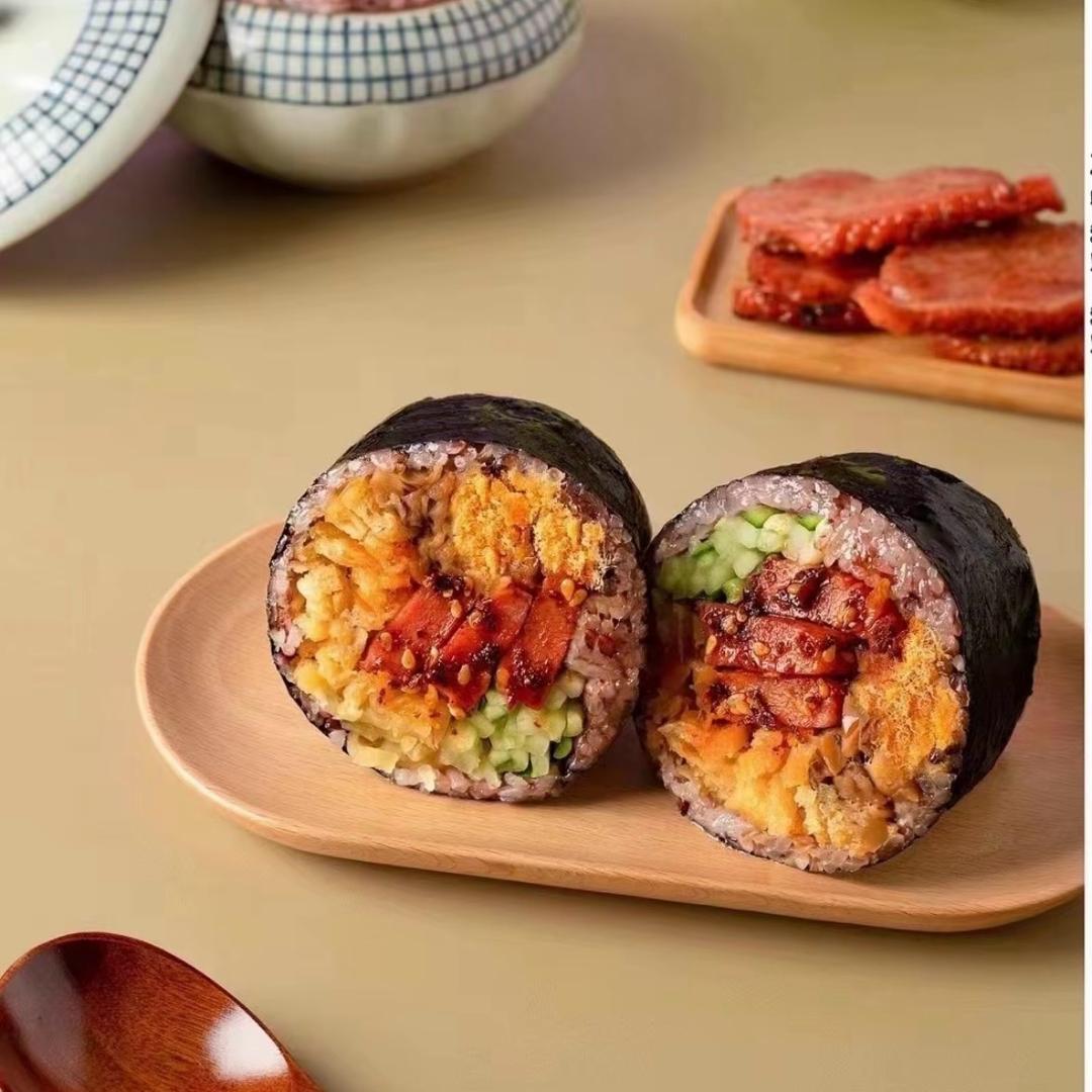 77紫米饭团/三明治