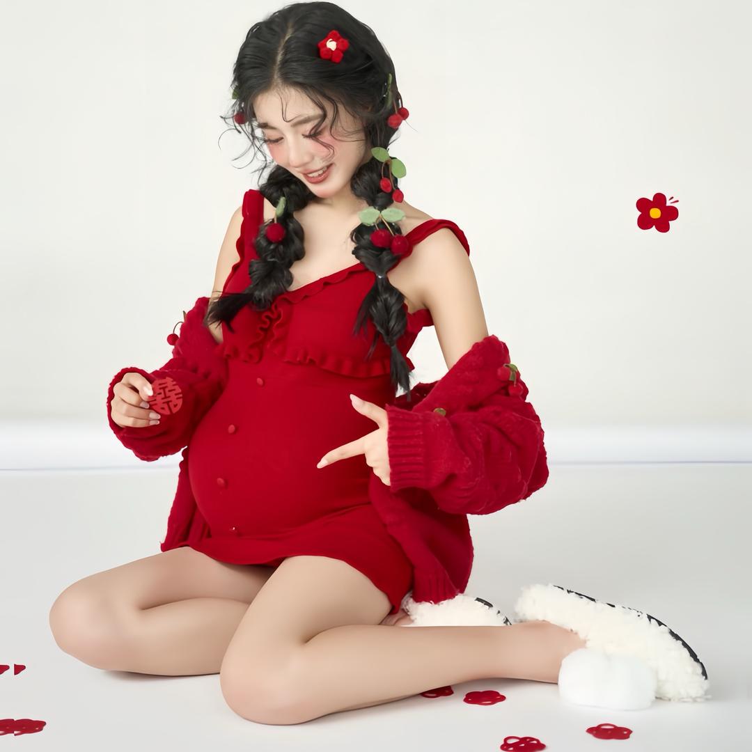 伊诺孕期穿搭💗