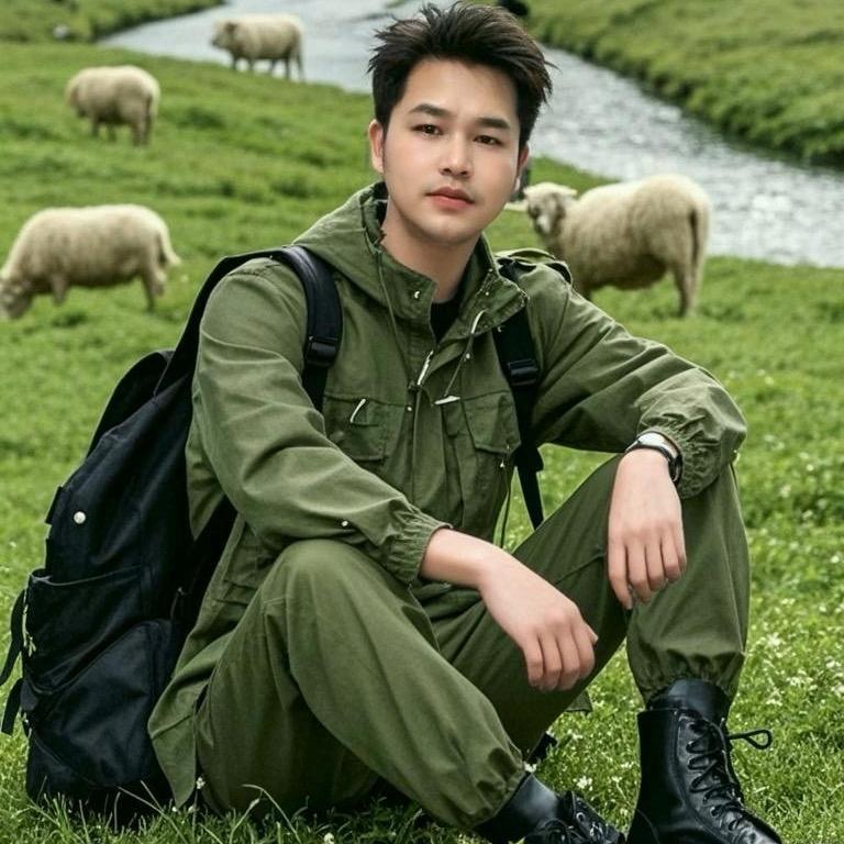 阿群在老挝