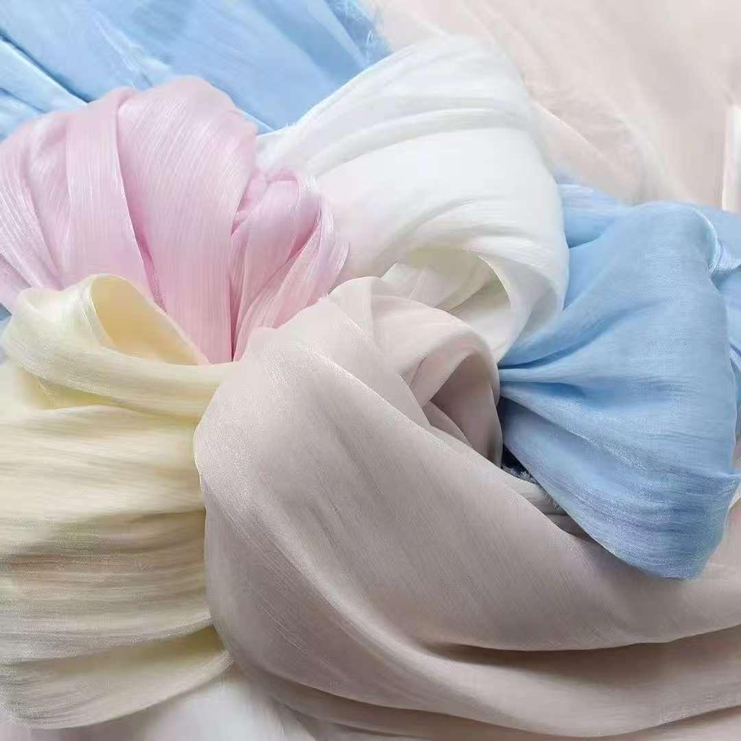 松林婚纱礼服布料