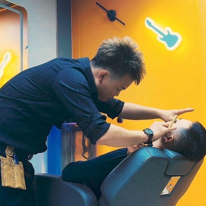 中原小超老刀修面培训