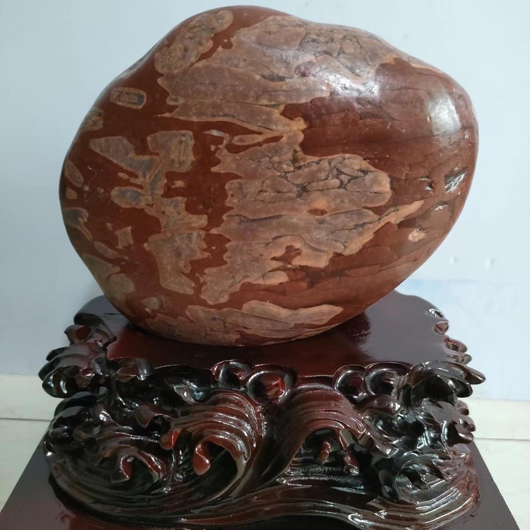 美石如画额河奇石金丝石馆