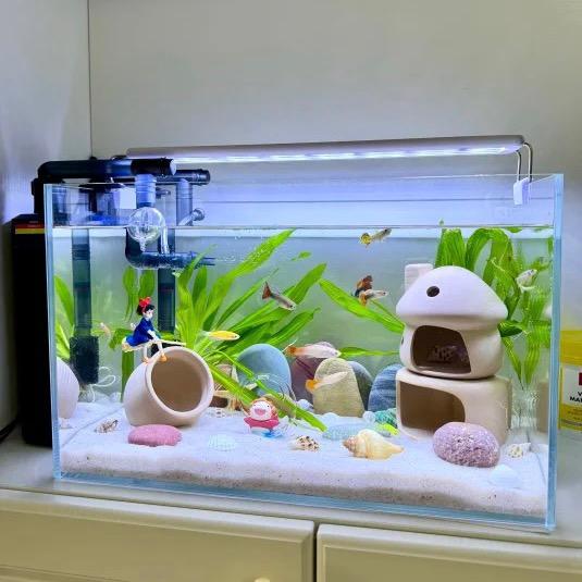 明哲超白鱼缸、支持定制